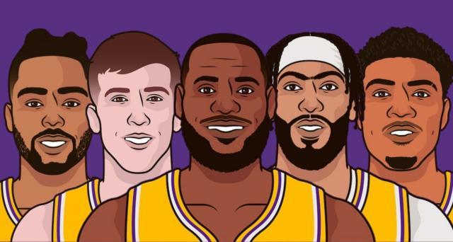 浓眉打中锋！湖人新帅公布预计首发：上赛季18胜6负